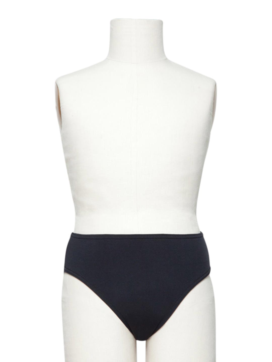 Boy's full seat dance brief, providing a secure and comfortable fit - black